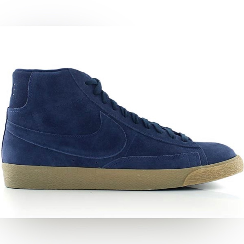 NIKE BLAZER MID PREMIUM "BINARY BLUE" TRAINERS